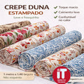 Tecido Crepe Duna Estampado  1,46 lagura