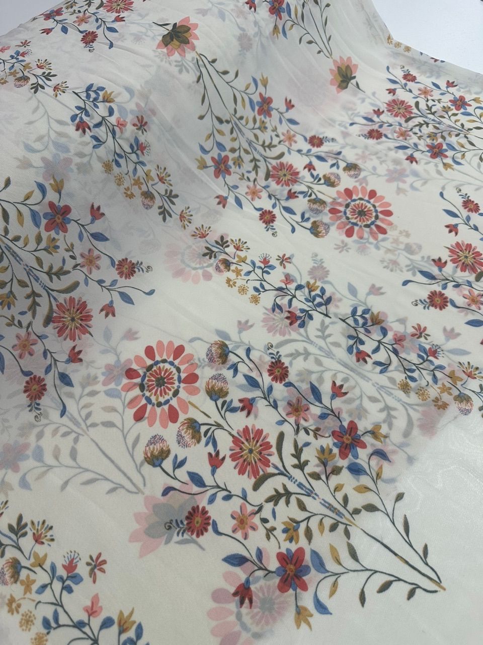 Tecido Crepe Georgette Estampado 1,50m largura