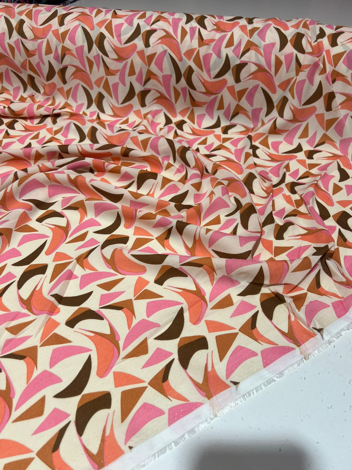 Tecido Crepe Georgette Estampado 1,50m largura