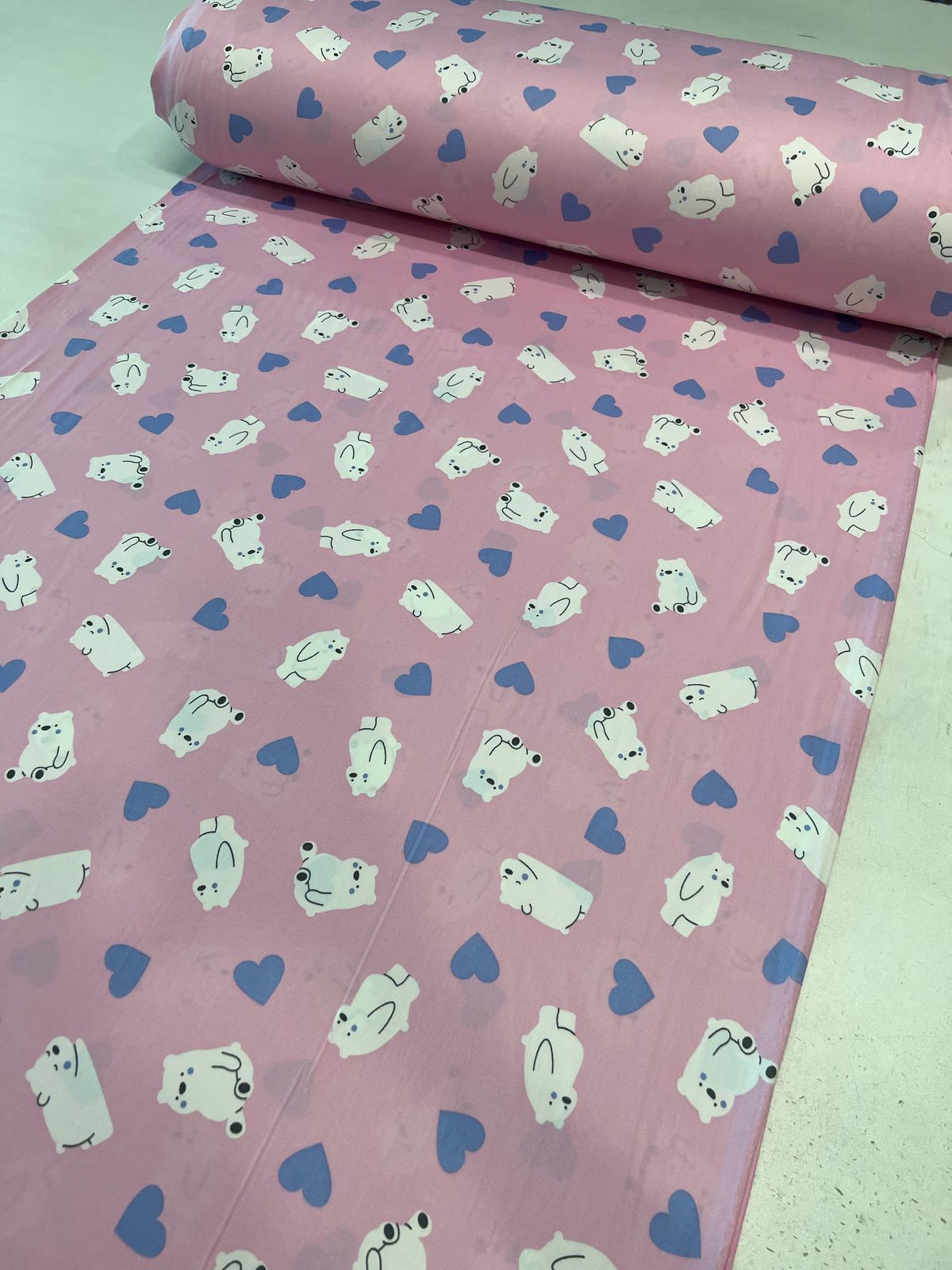 Tecido Malha para pijama estampada Suede Light Ultra Macio 1,60m largura
