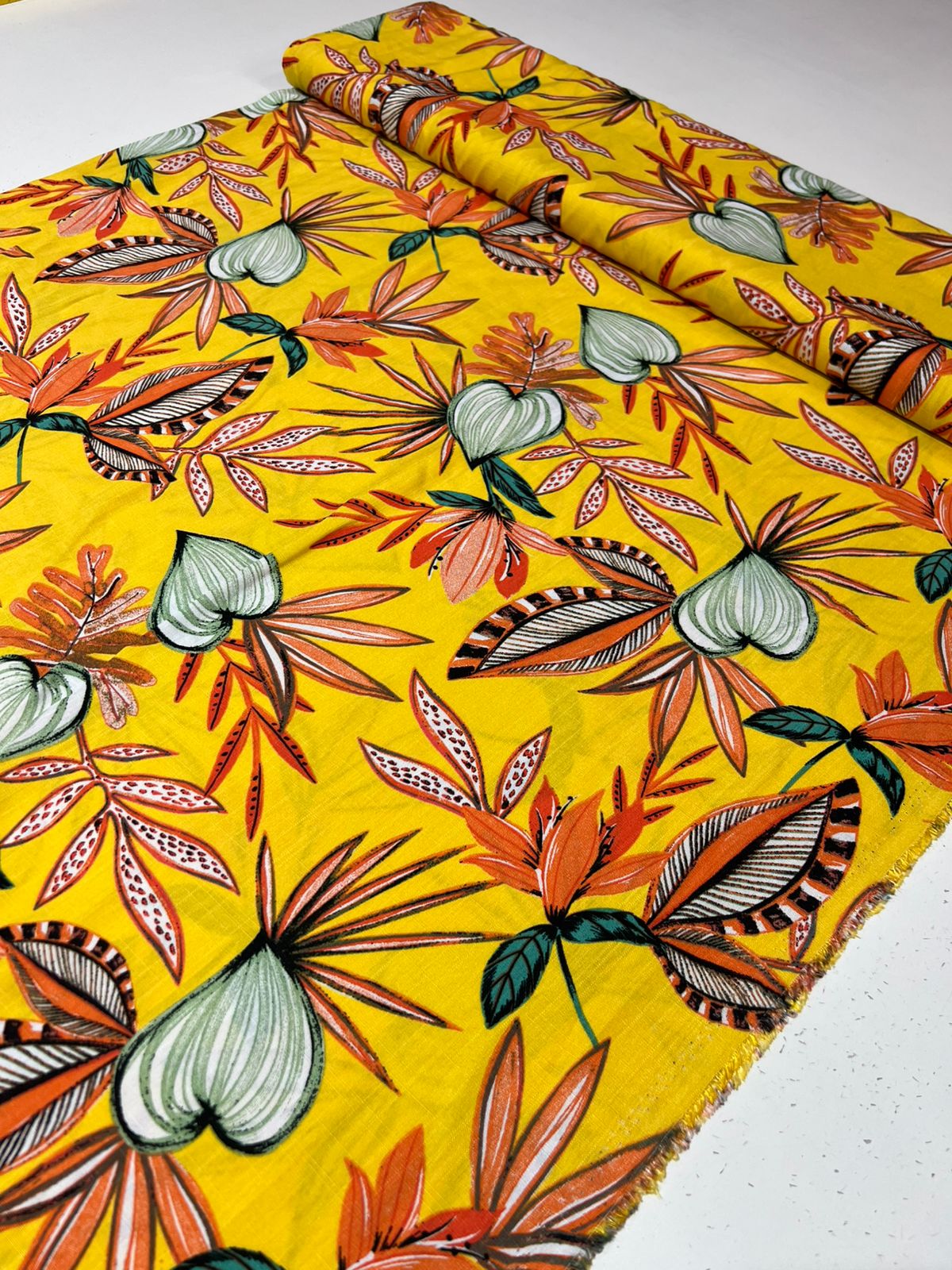 Tecido Viscolinho Estampado 100% Viscose 1,45m largura