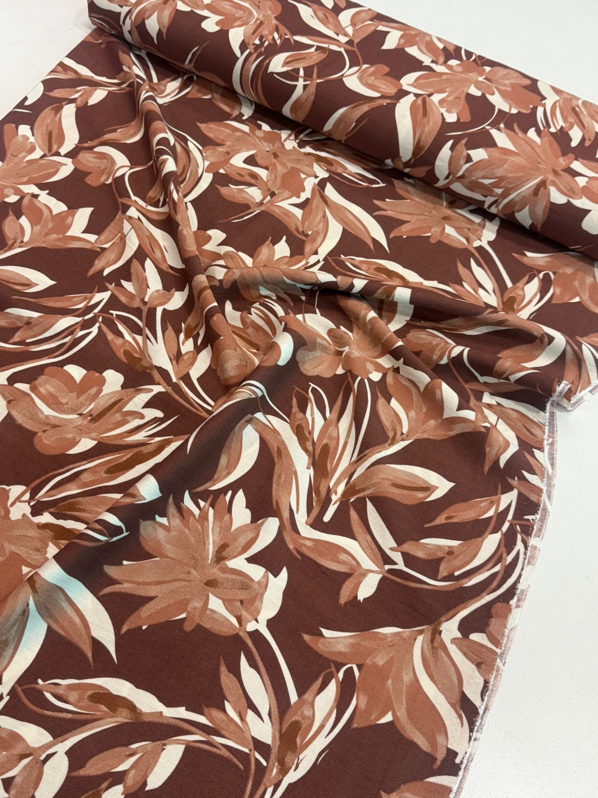 Tecido Viscose Rústica Estampada 80% Viscose 20% linho 1,50m largura