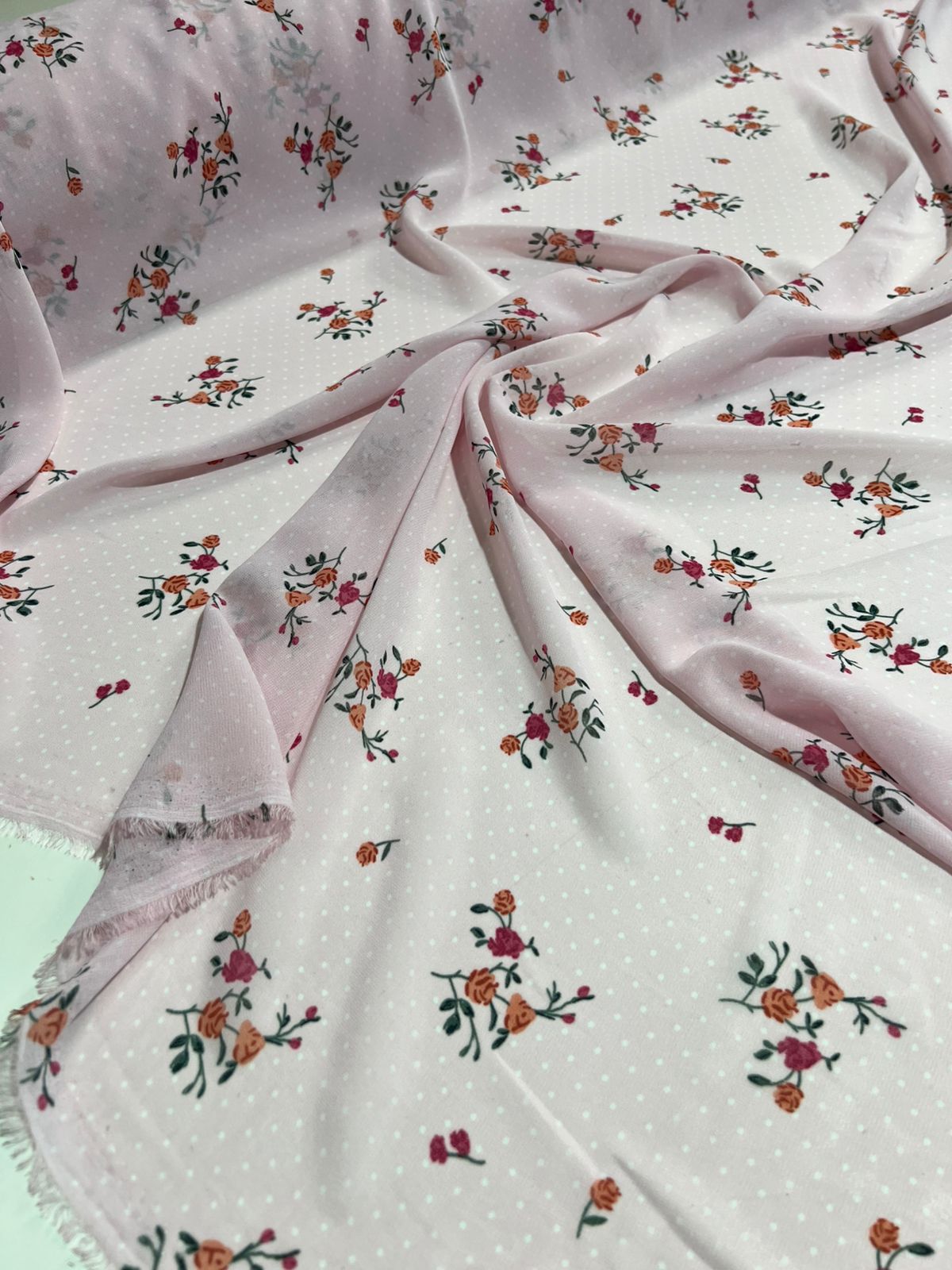 Tecido Crepe Georgette Estampado 1,50m largura