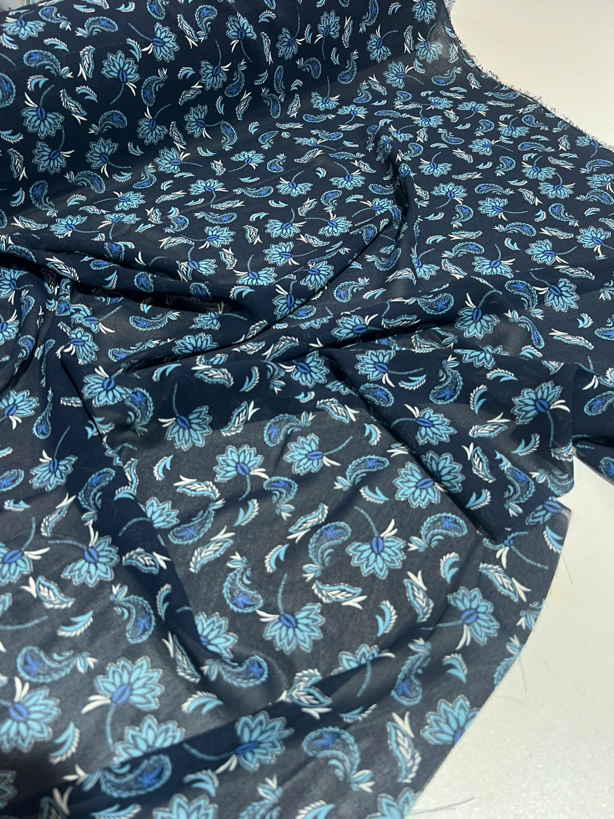 Tecido musseline Chiffon Estampado 1,40 largura
