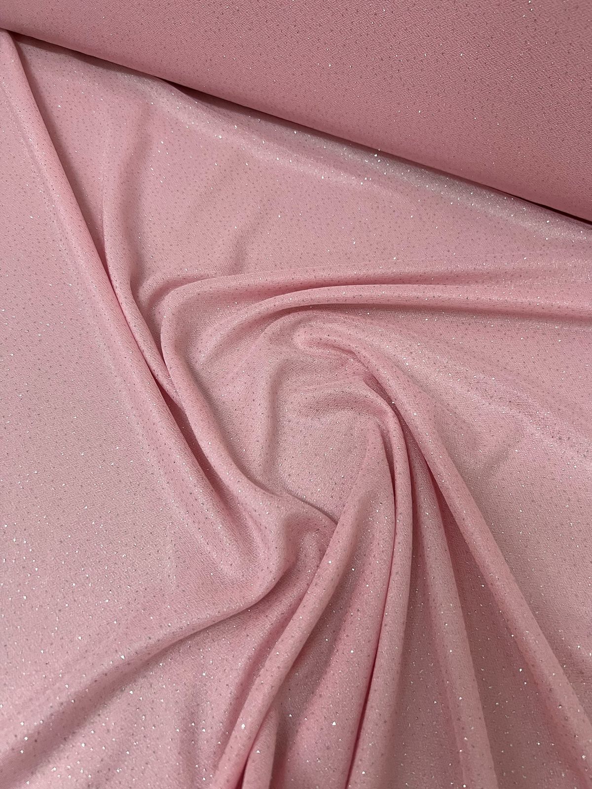 Tecido Malha glitter com Elastano 1,50m largura
