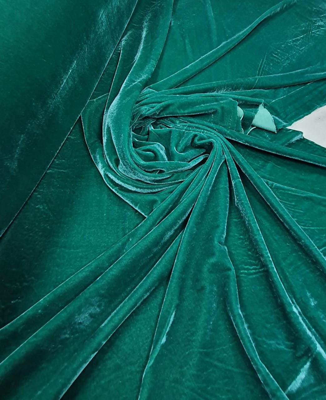 Tecido Veludo Molhado cristal Spandex 1,50m largura